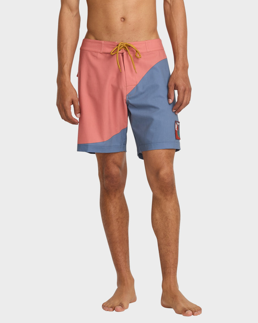 Mens La Wave Split 17" Boardshorts