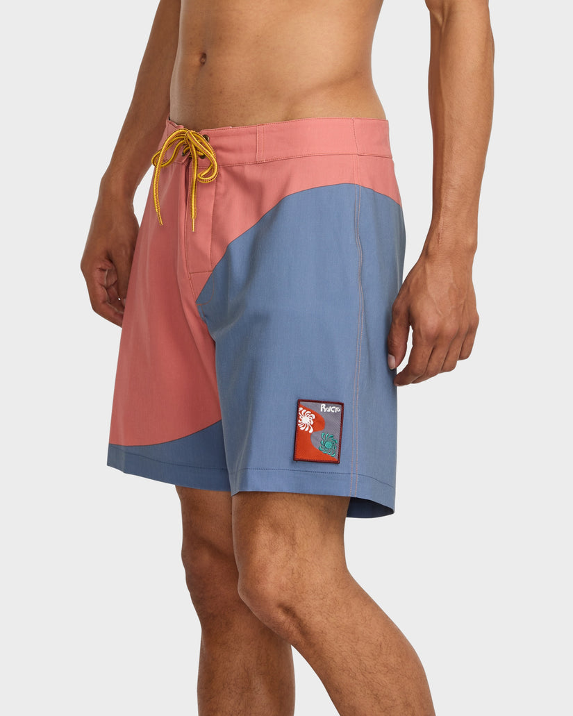 Mens La Wave Split 17" Boardshorts