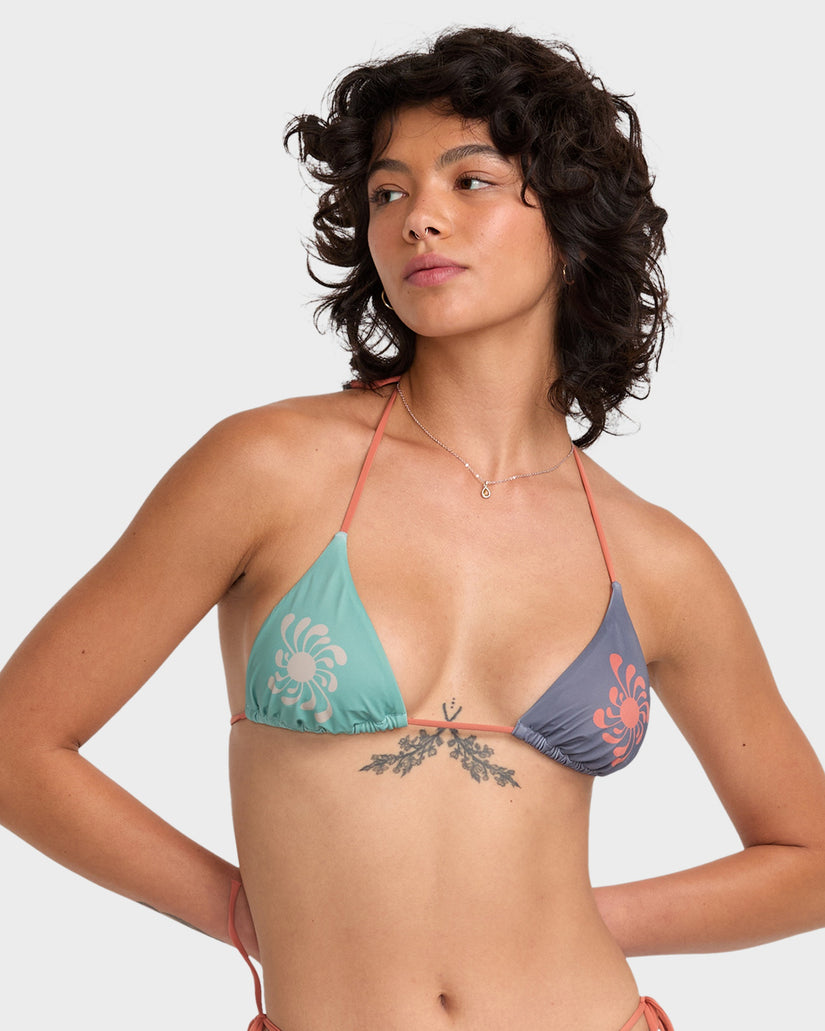 Womens Lauryn Halter Tri Bikini Top