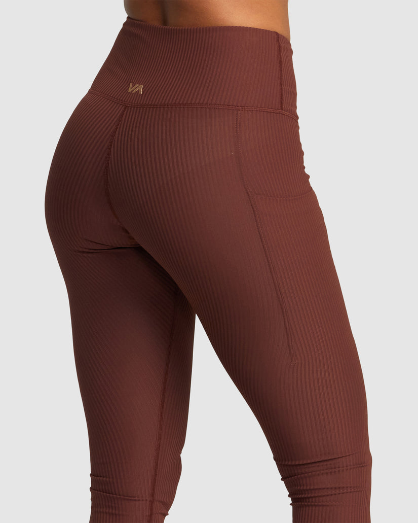 Womens Mineral Rib Pocket Legging