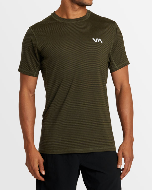 Mens Sport Vent Stripe T-Shirt