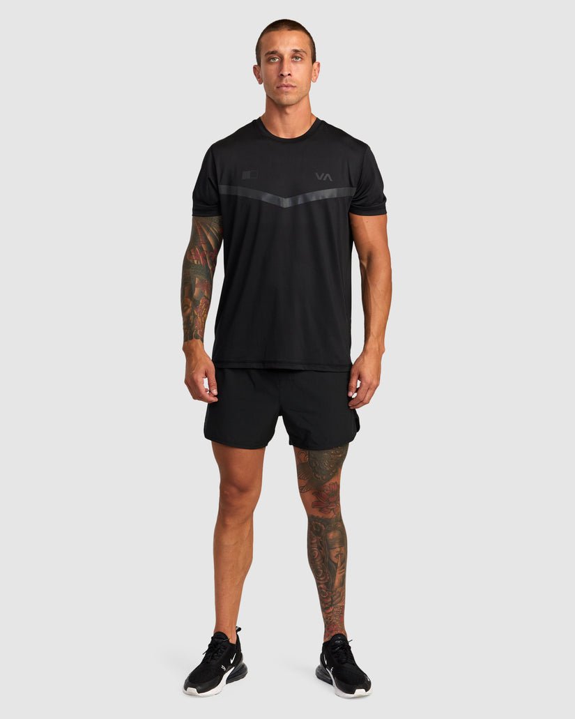 Mens Rvca Runner T-Shirt