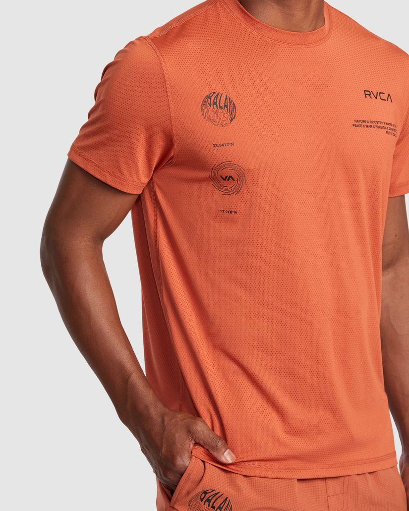 Mens Rvca Runner T-Shirt