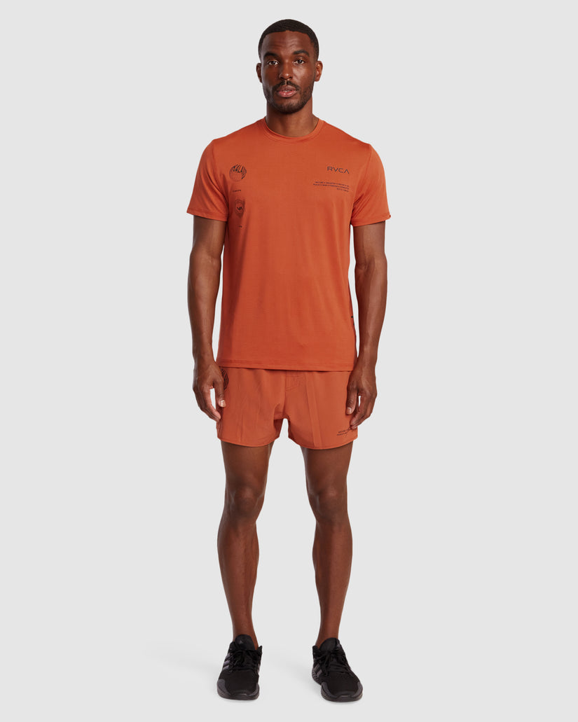 Mens Rvca Runner T-Shirt