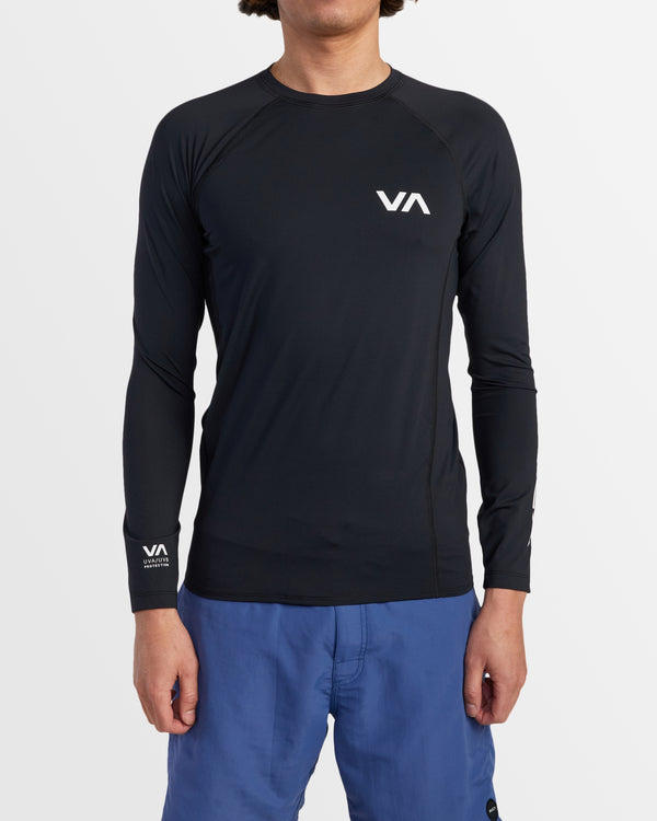 Mens RVCA Long Sleeve Rash Vest