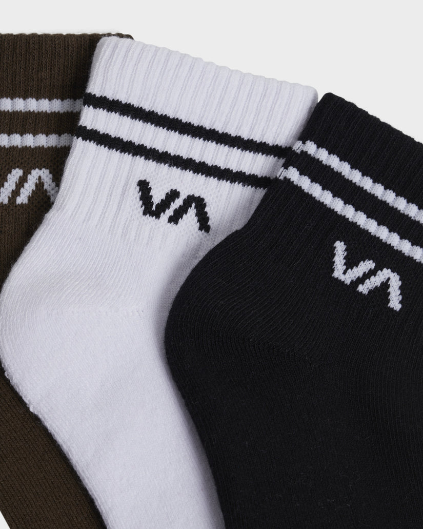 Womens VA Mini 3 Pack Crew Sock