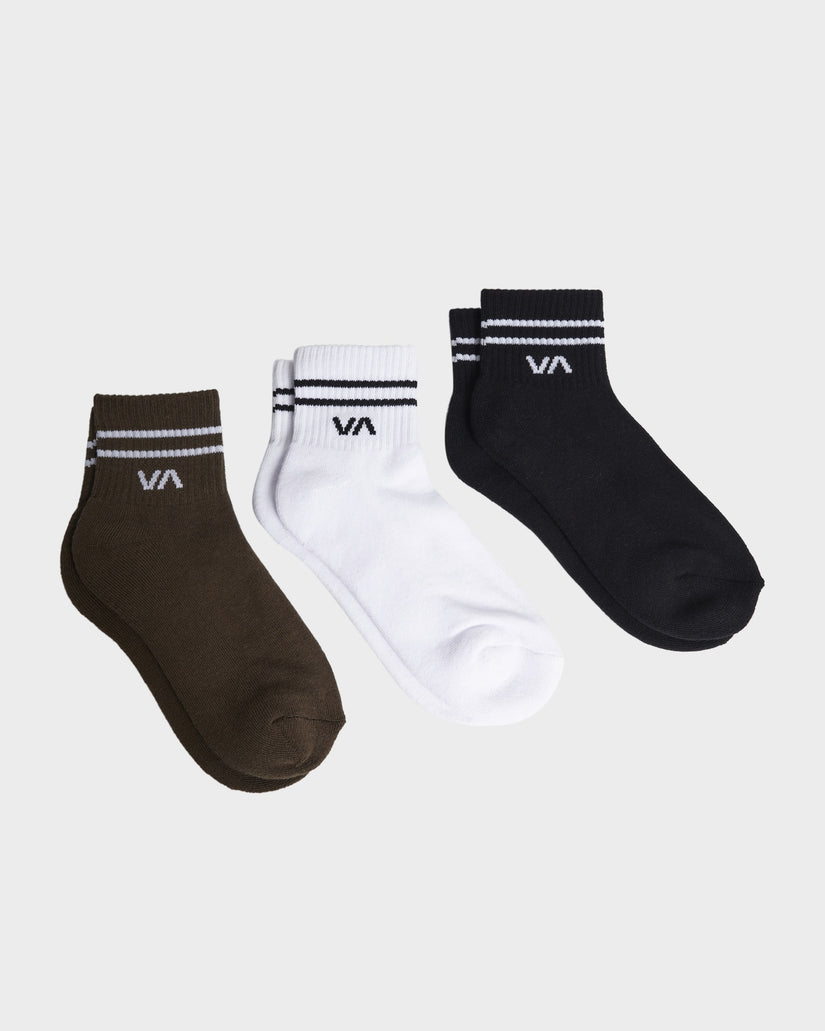 Womens VA Mini 3 Pack Crew Sock