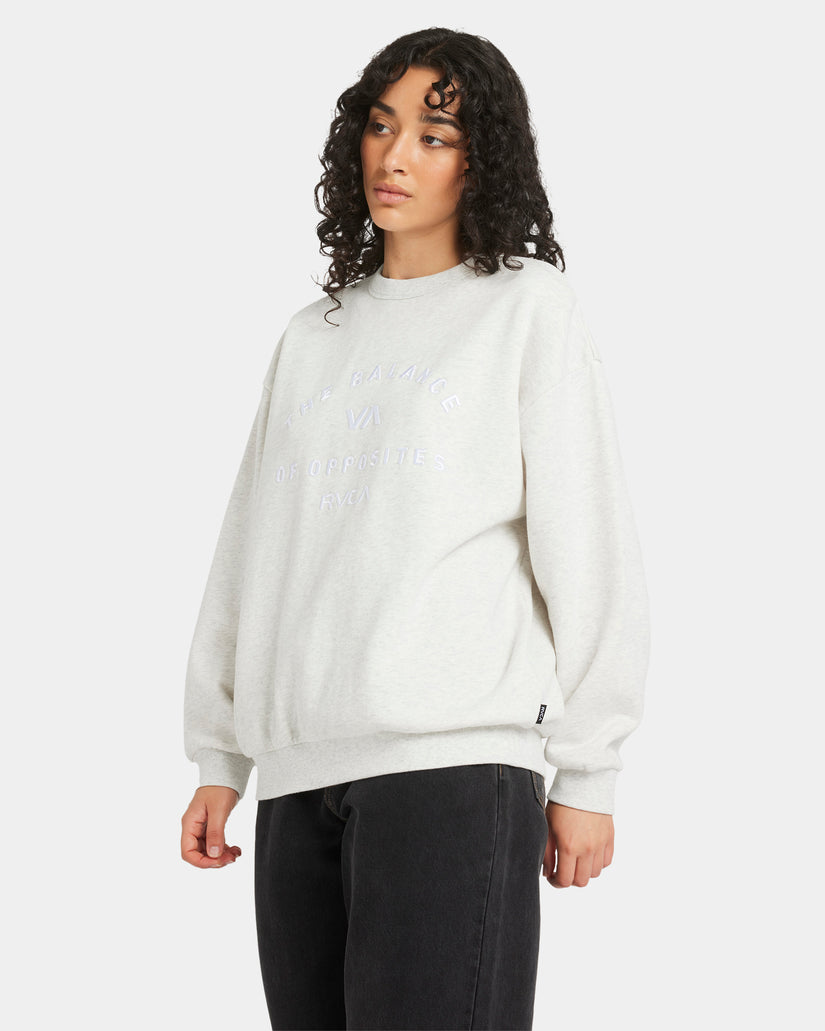 Womens Bold RVCA Vintage Crew