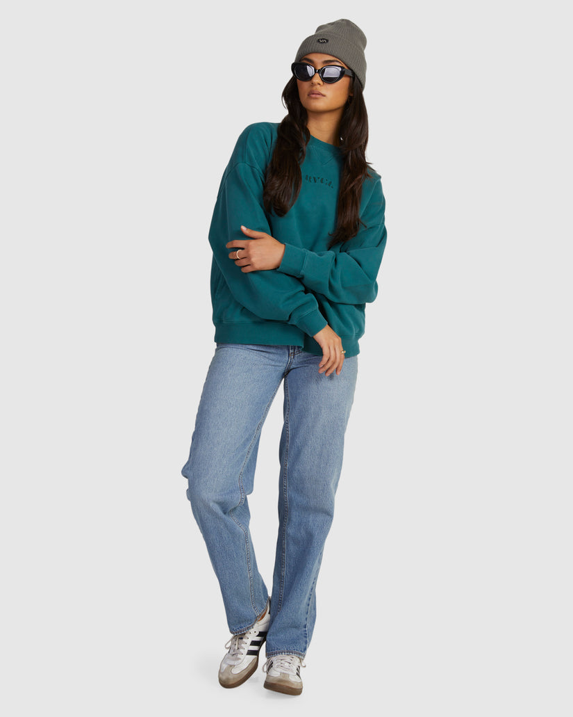 Womens RVCA Pocket Crew