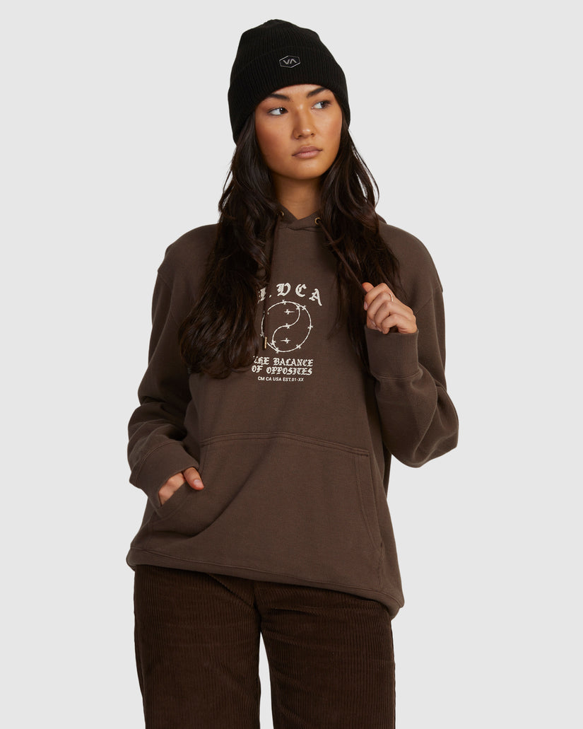 Womens Lax Slouched Hoodie