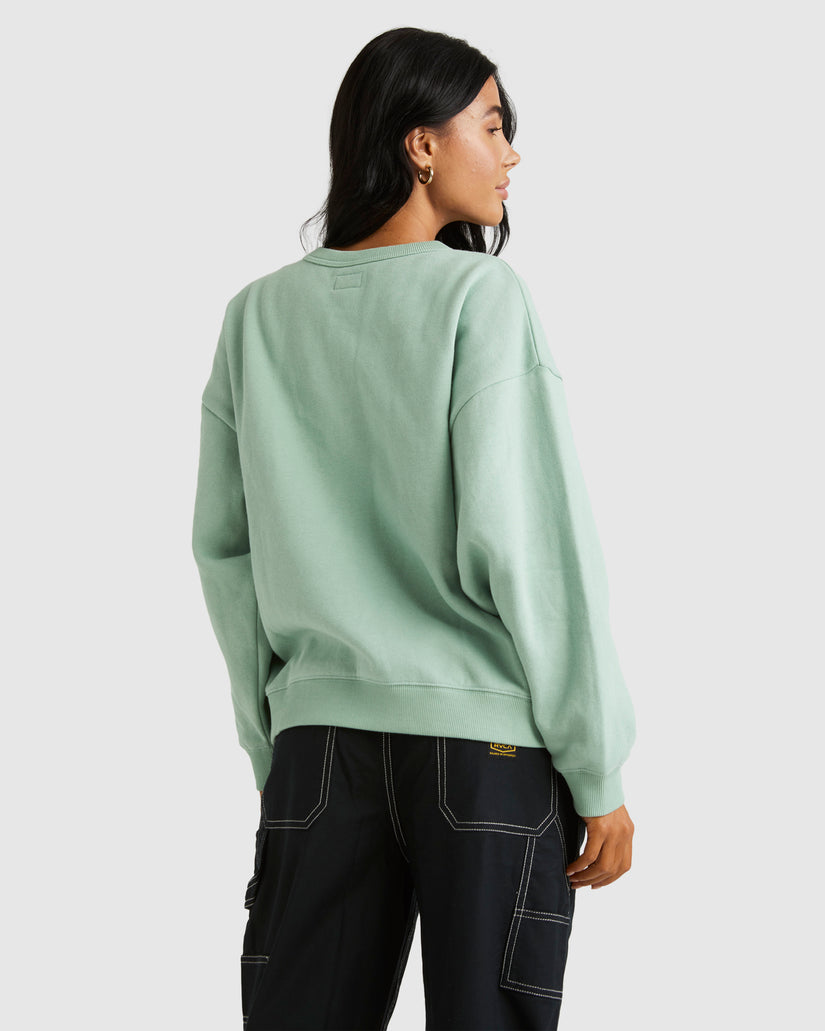 Womens RVCA Pocket Crew