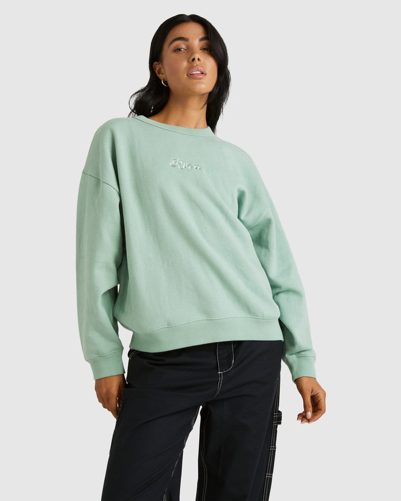 Womens RVCA Pocket Crew