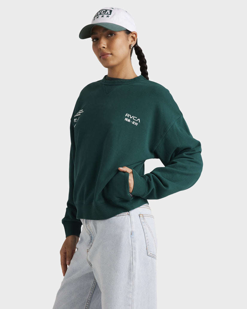 Womens Worldly Pocket Crew