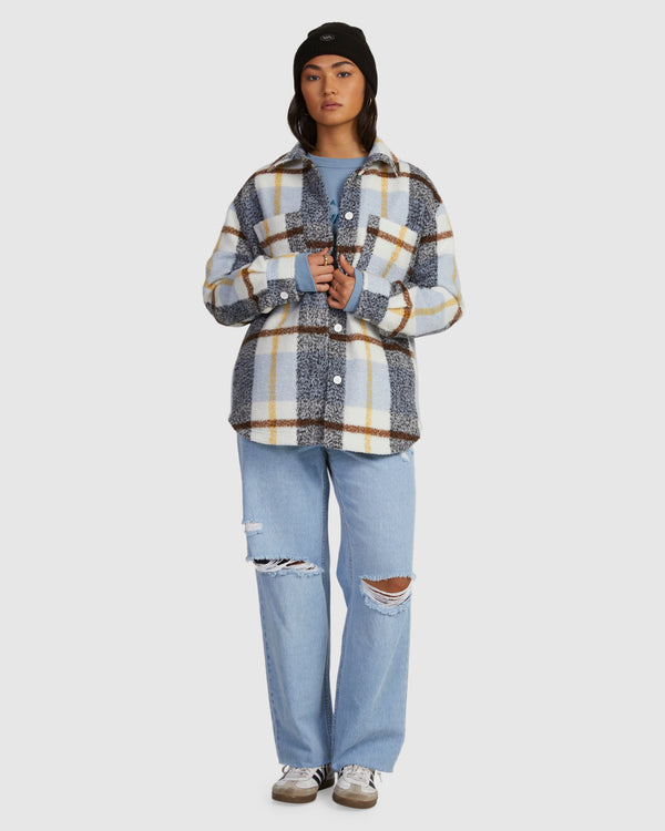 Womens Valley Plaid Shacket