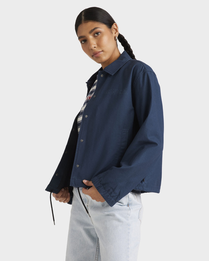 Womens Twill Coaches Jacket