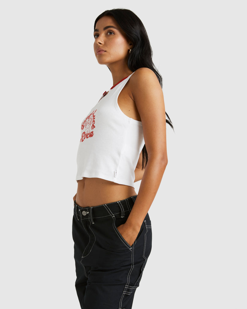 Womens Tough Luck Staple Tank Top