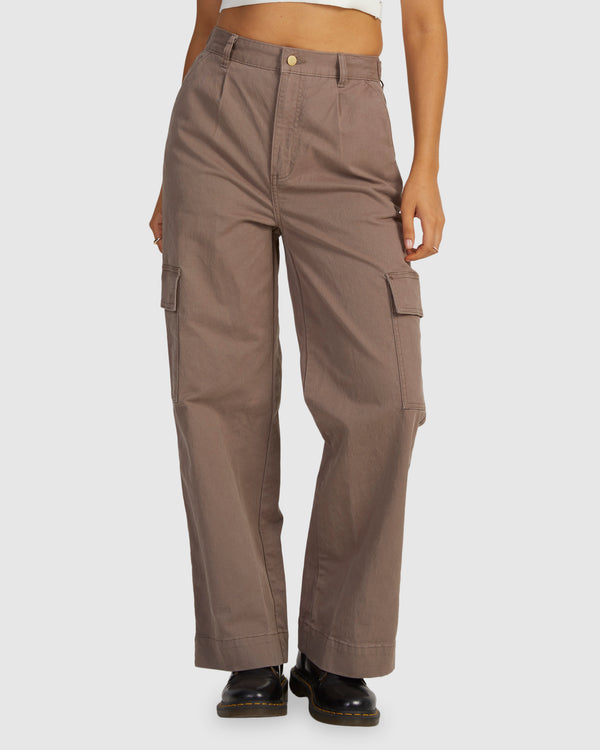 Womens Twill Cargo Pant