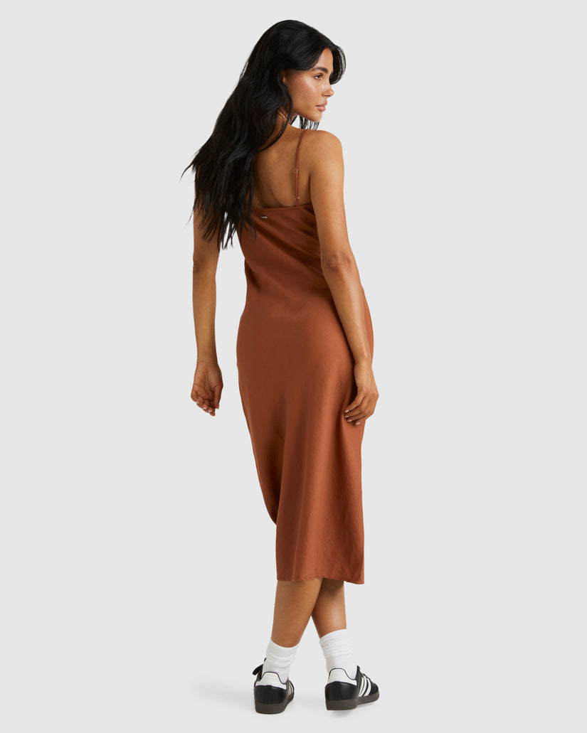 Womens Everyday Bias Midi Dress