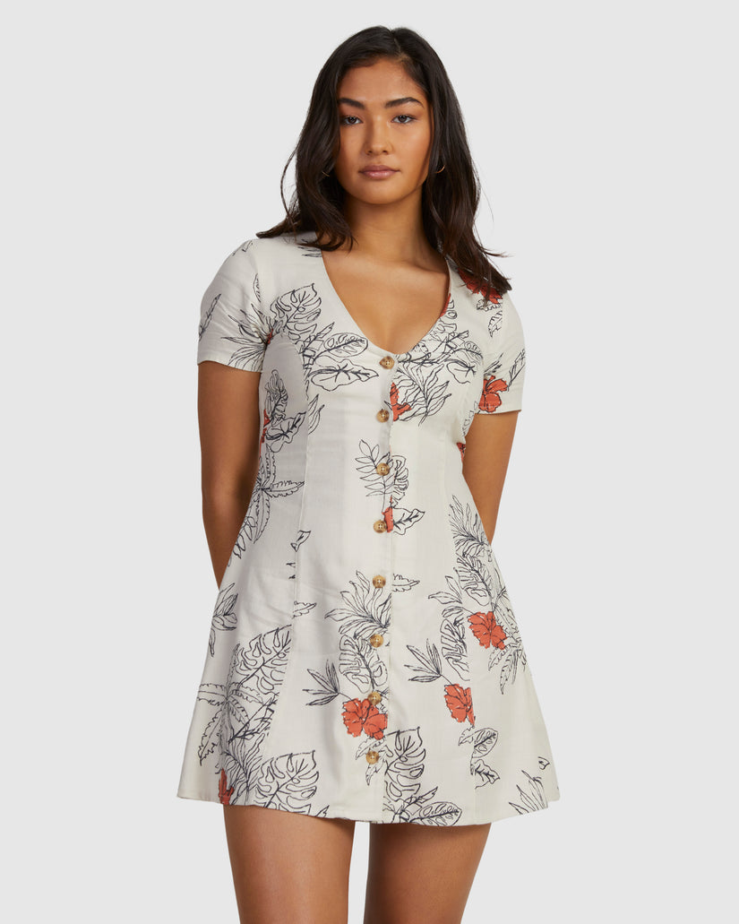 Womens Tropicalsy Understated Dress