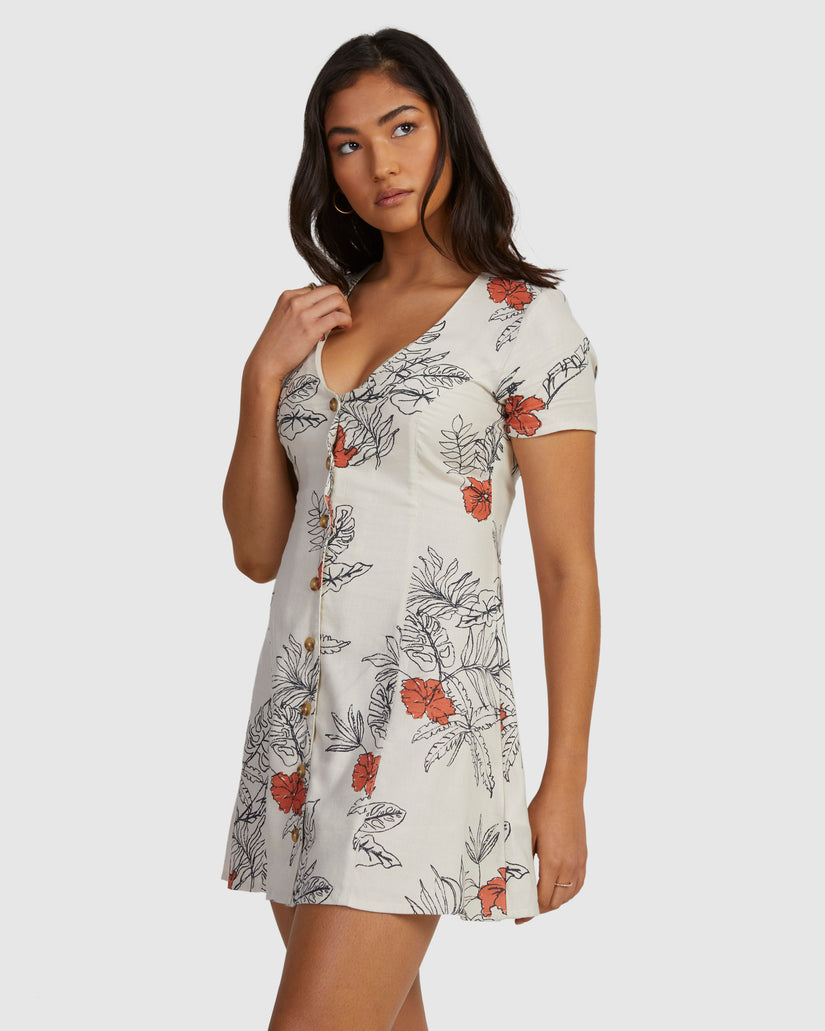 Womens Tropicalsy Understated Dress