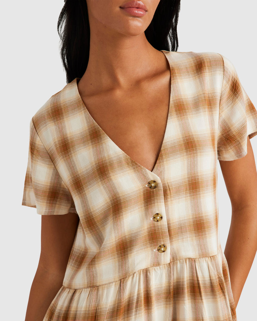 Womens Plaid Heights Dress