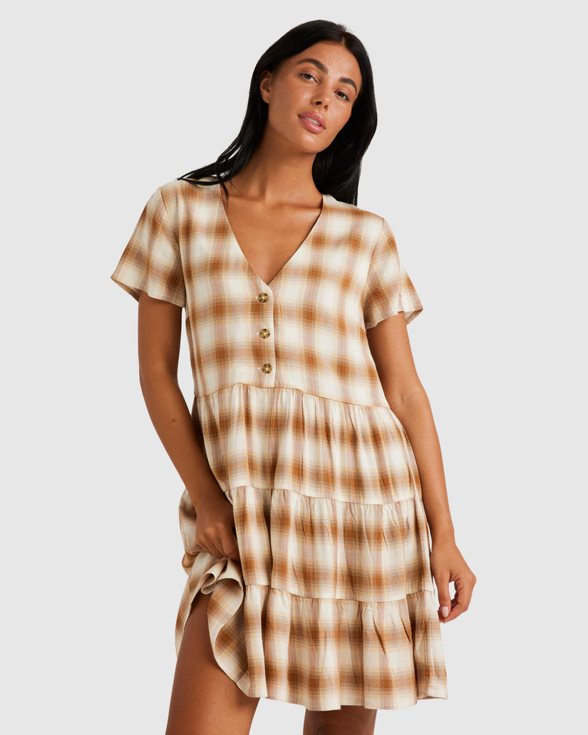 Womens Plaid Heights Dress