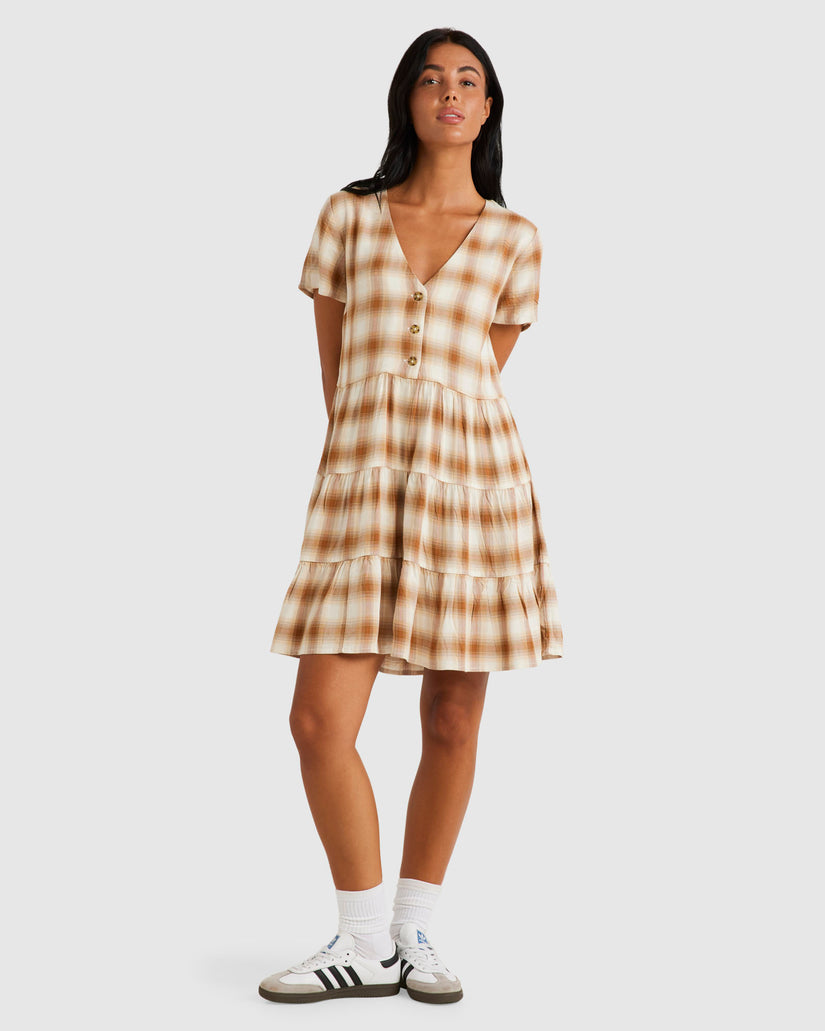 Womens Plaid Heights Dress