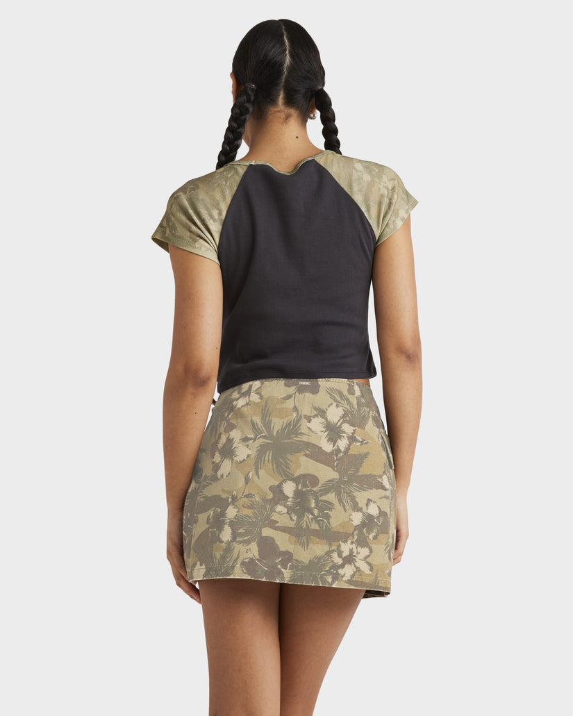 Womens Wrapped Cargo Skirt