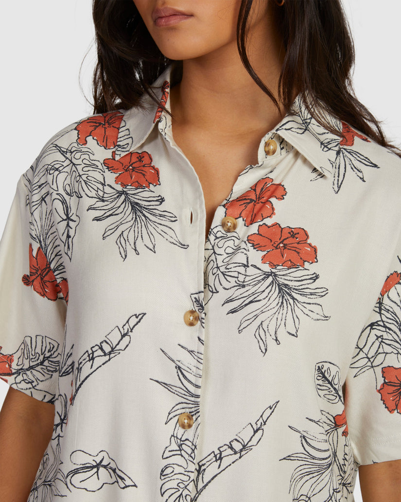 Womens Tropicalsy Overshirt