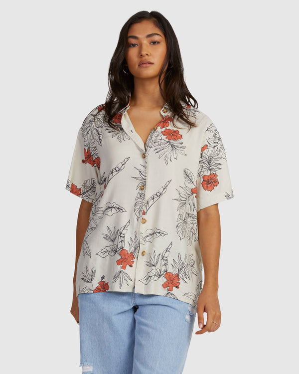 Womens Tropicalsy Overshirt