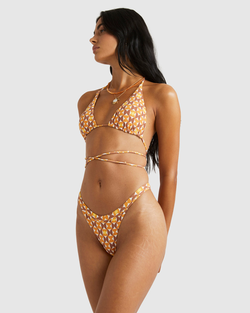 Womens Deco Skimpy Bikini Bottom