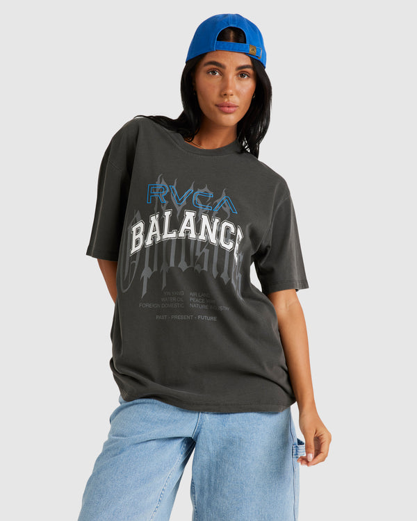 Womens Overlay Relaxed T-Shirt