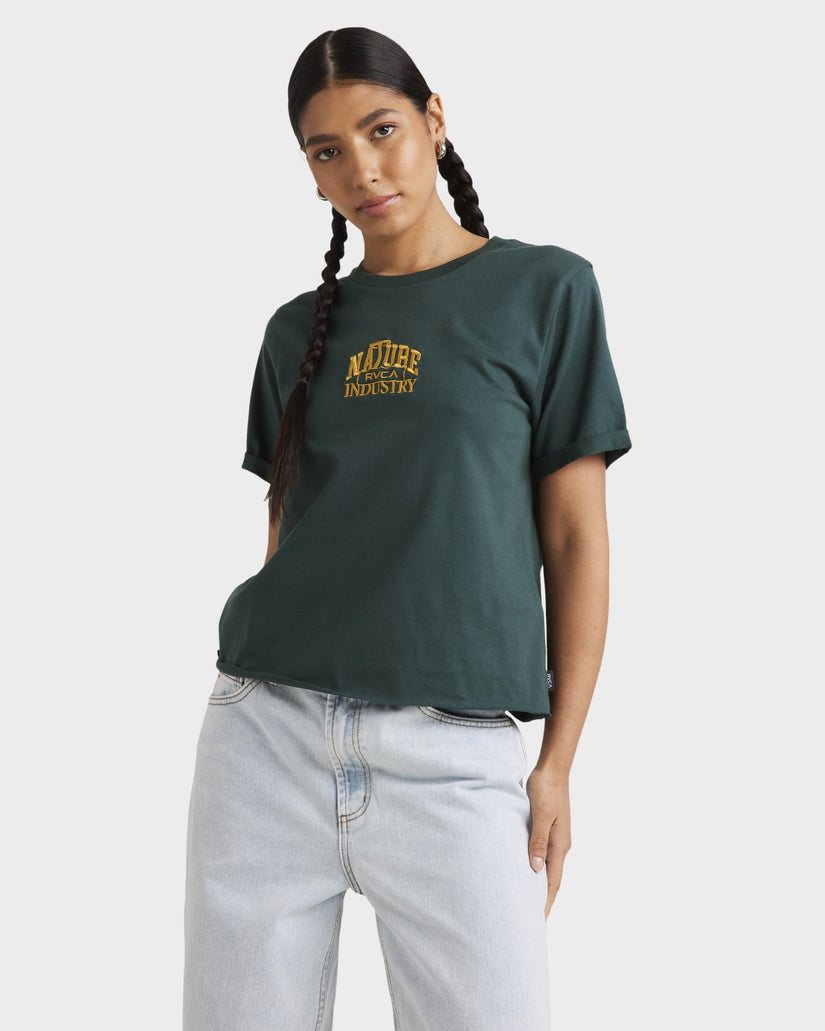 Womens Trophy Cuffed T-Shirt