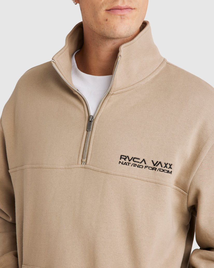 Mens United Half Zip Crew