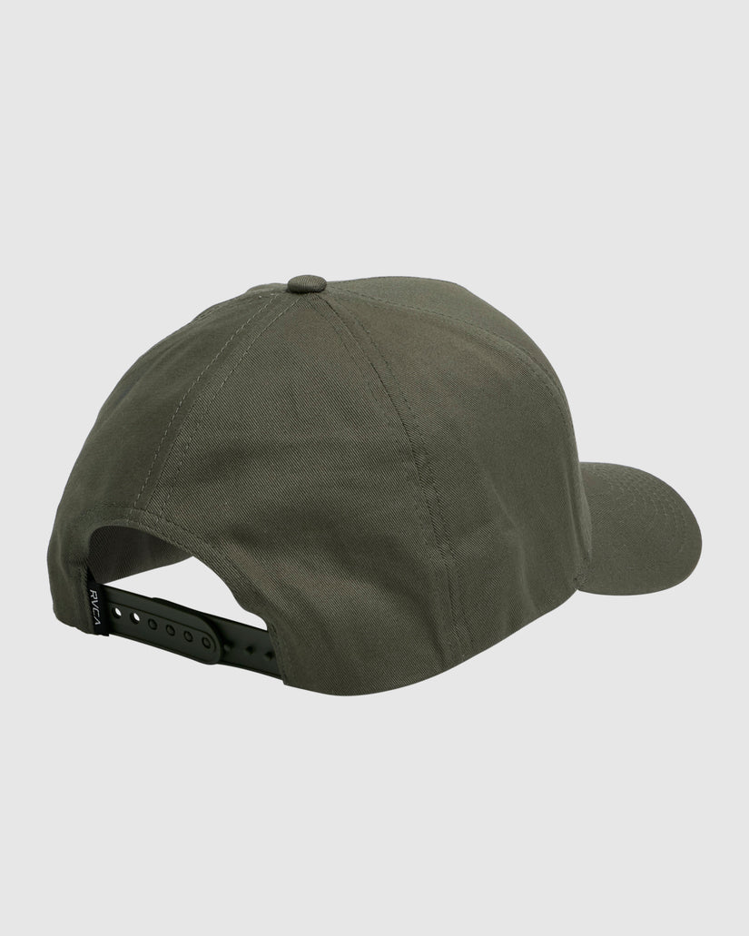 Mens Alley Script Pinched Snapback Cap