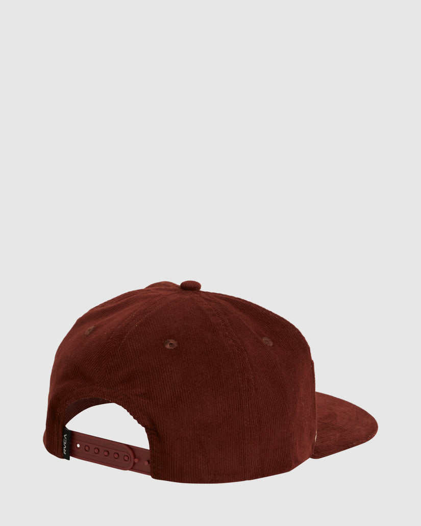 Mens RVCA Badge Snapback Cap