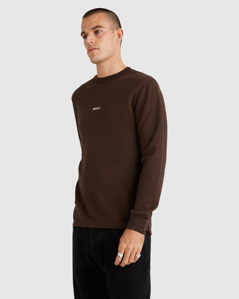 Mens Union Waffle Long Sleeve Sweater