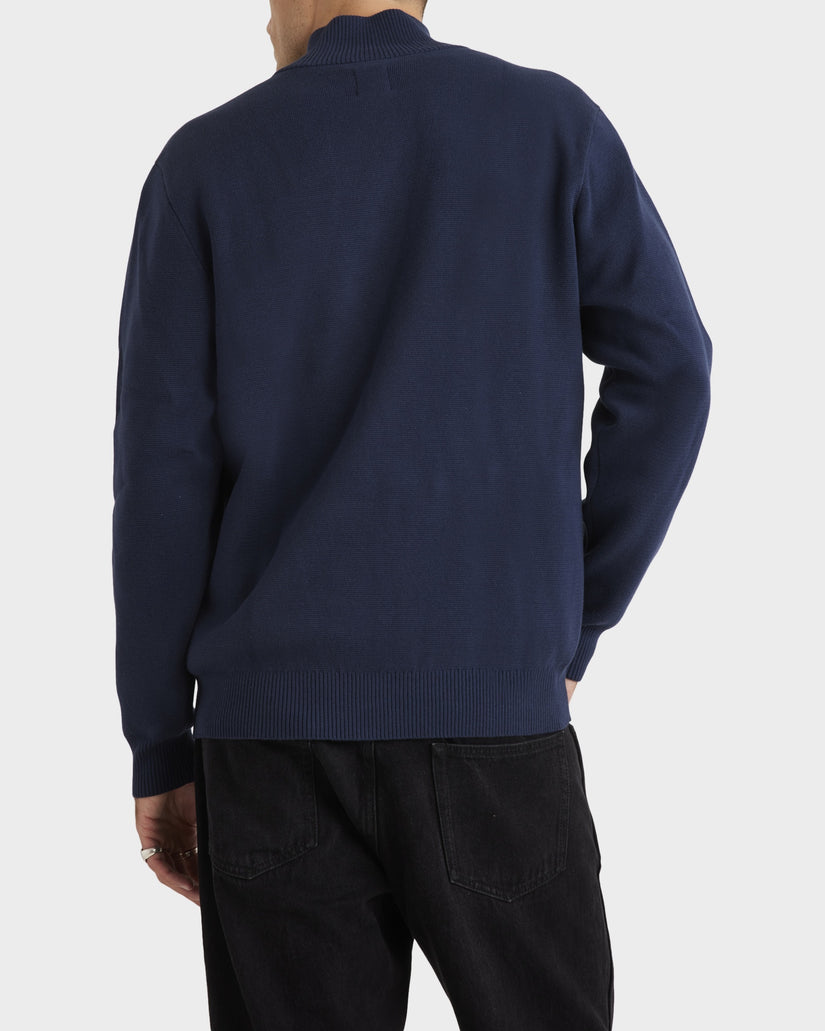 Mens Duke Quarter Zip Sweater