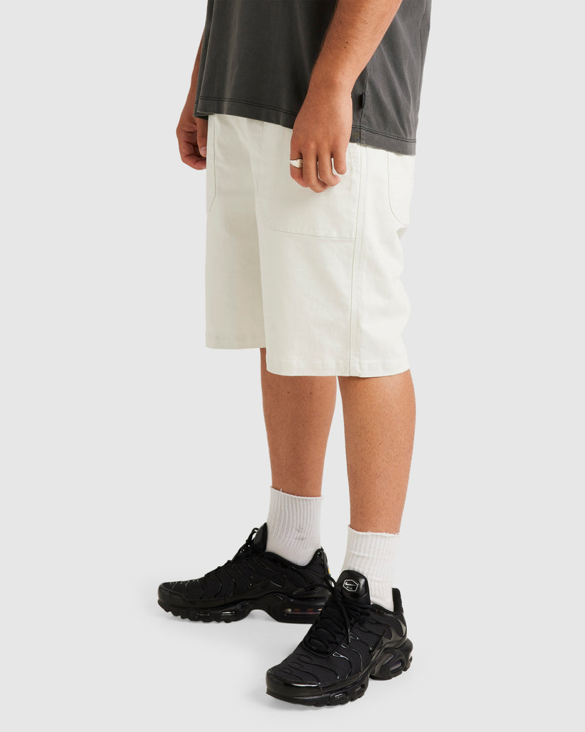 Mens Elastic Utility Walk Shorts