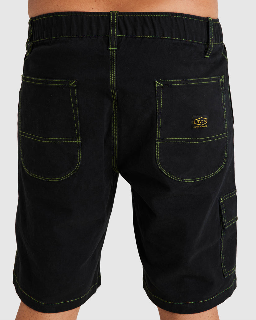 Mens Elastic Utility Walk Shorts