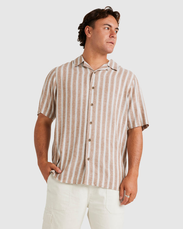 Mens Beat Stripe Vintage Shirt