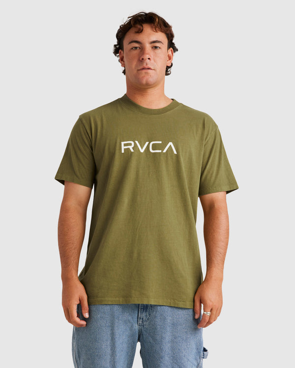 Mens Big RVCA Washed T-Shirt