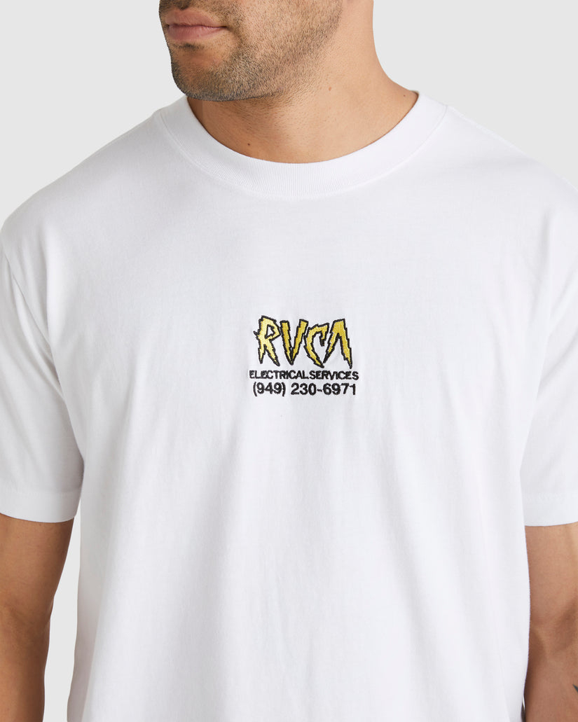 Mens RVCA Electrical T-Shirt