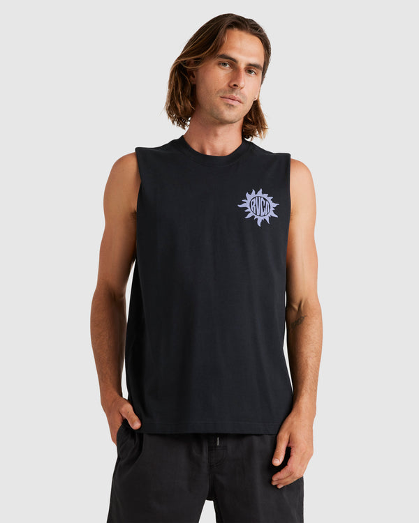 Mens Sol Stamp Muscle Tank