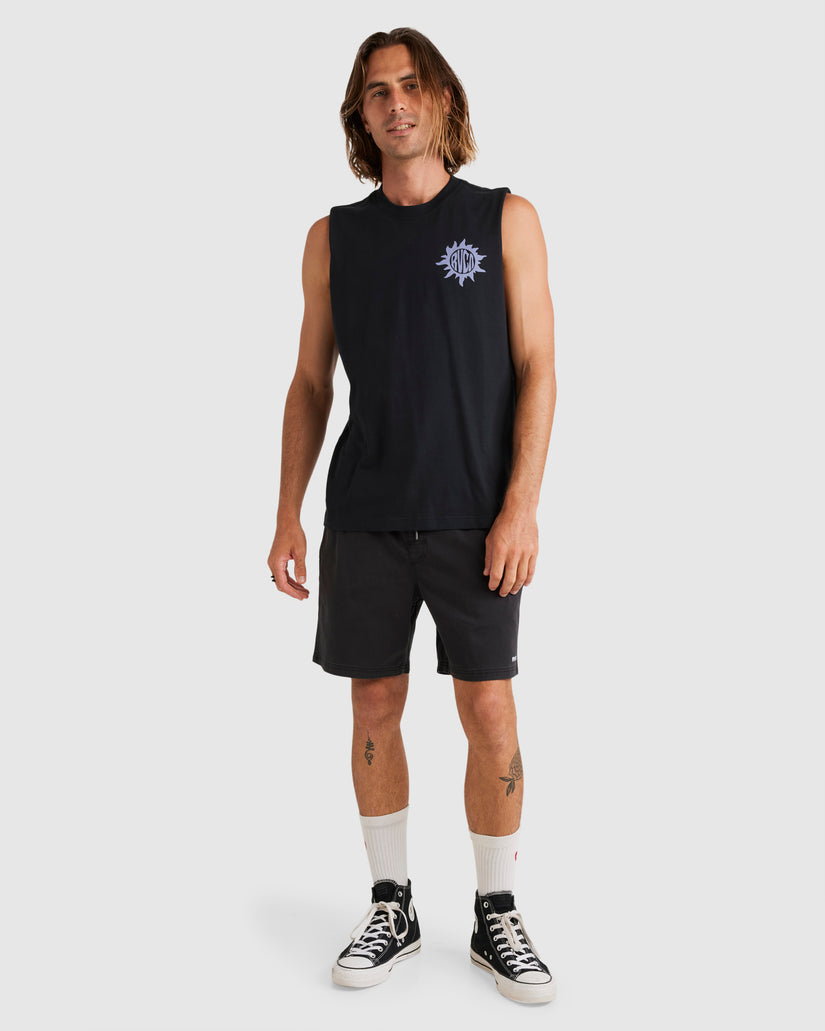 Mens Sol Stamp Muscle Tank