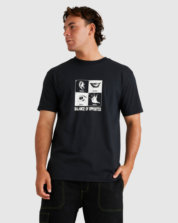 Mens RVCA No Evil T-Shirt