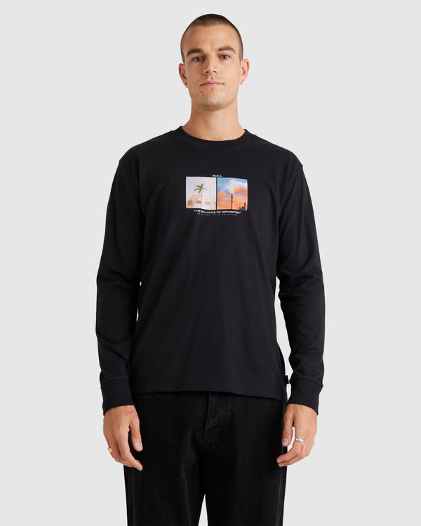 Mens Horizon Long Sleeve T-Shirt