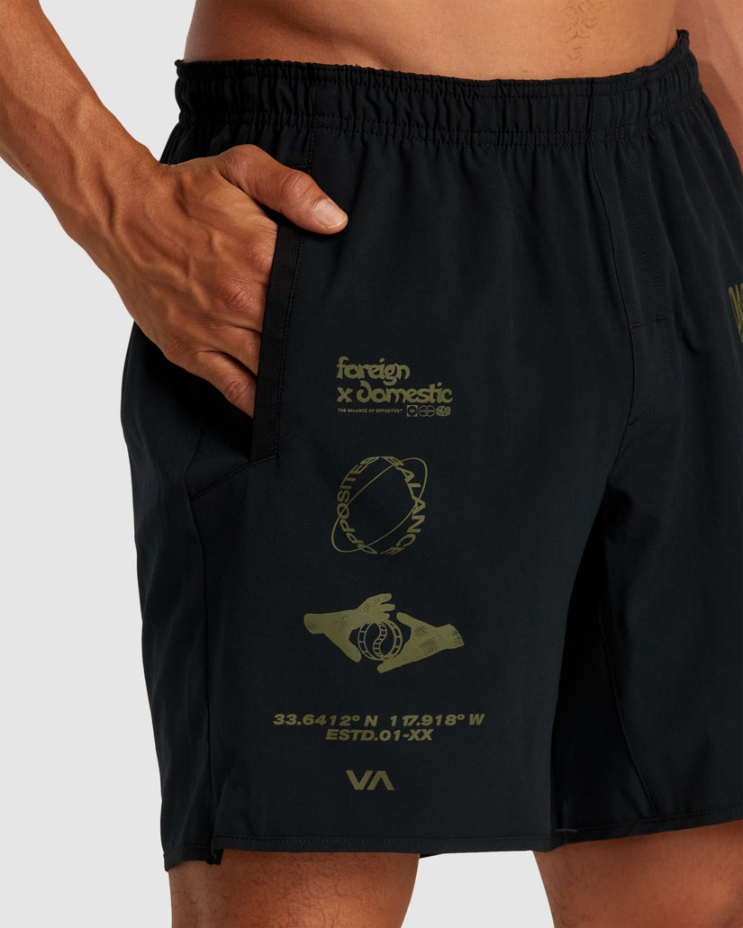 Mens Yogger Stretch 17" Walk Shorts